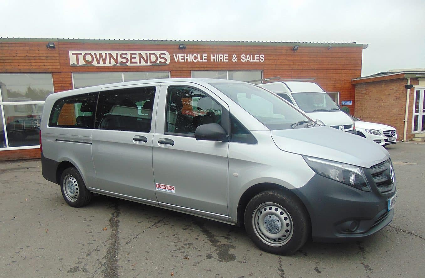 mercedes vito 9 seater car hire